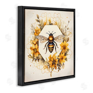 Petal Prints Design | Hexagon Bee Wreath