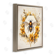 Petal Prints Design | Hexagon Bee Wreath