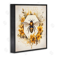 Petal Prints Design | Hexagon Bee Wreath