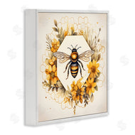 Petal Prints Design | Hexagon Bee Wreath