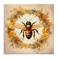 Petal Prints Design | Country Bee Wreath