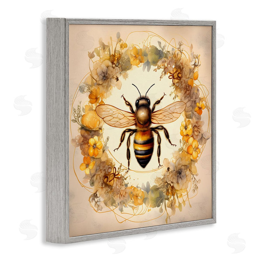 Petal Prints Design | Country Bee Wreath