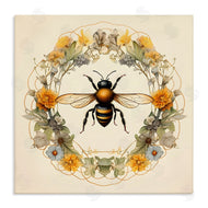 Petal Prints Design | Cottage Bee Wreath
