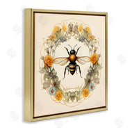 Petal Prints Design | Cottage Bee Wreath