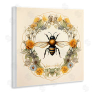 Petal Prints Design | Cottage Bee Wreath