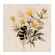Petal Prints Design | Honeybee with Daisies