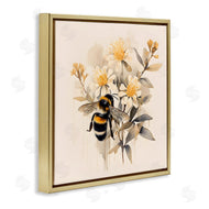 Petal Prints Design | Honeybee with Daisies