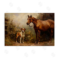 Petal Prints Design | Horse and Dog in Nature
