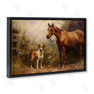Petal Prints Design | Horse and Dog in Nature