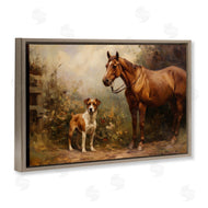 Petal Prints Design | Horse and Dog in Nature