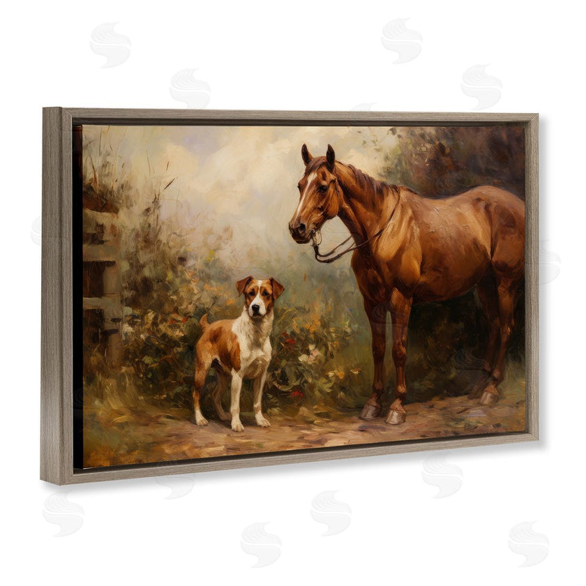 Petal Prints Design | Horse and Dog in Nature