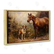 Petal Prints Design | Horse and Dog in Nature