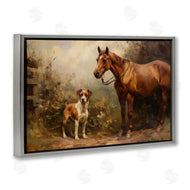 Petal Prints Design | Horse and Dog in Nature