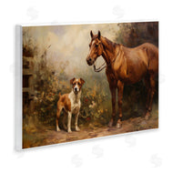Petal Prints Design | Horse and Dog in Nature
