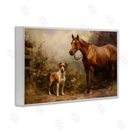 Petal Prints Design | Horse and Dog in Nature