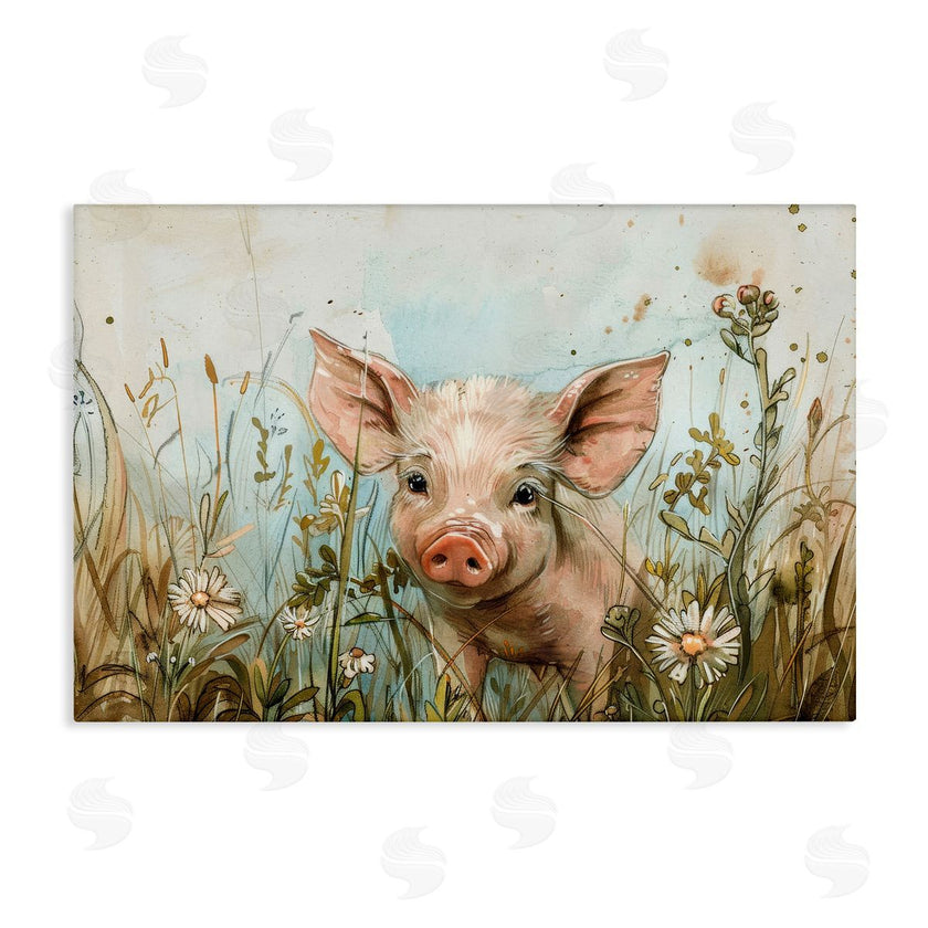 Petals Prints Design | Piglet Among Flowers