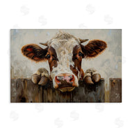 Petals Prints Design | Cow On Fence