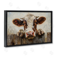 Petals Prints Design | Cow On Fence