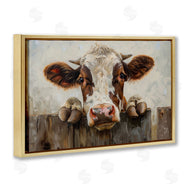 Petals Prints Design | Cow On Fence