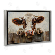 Petals Prints Design | Cow On Fence