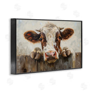 Petals Prints Design | Cow On Fence