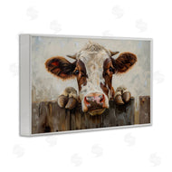 Petals Prints Design | Cow On Fence