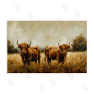 Petals Prints Design | Couple of Cows