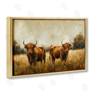 Petals Prints Design | Couple of Cows