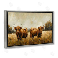 Petals Prints Design | Couple of Cows