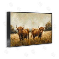 Petals Prints Design | Couple of Cows