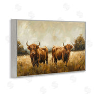 Petals Prints Design | Couple of Cows