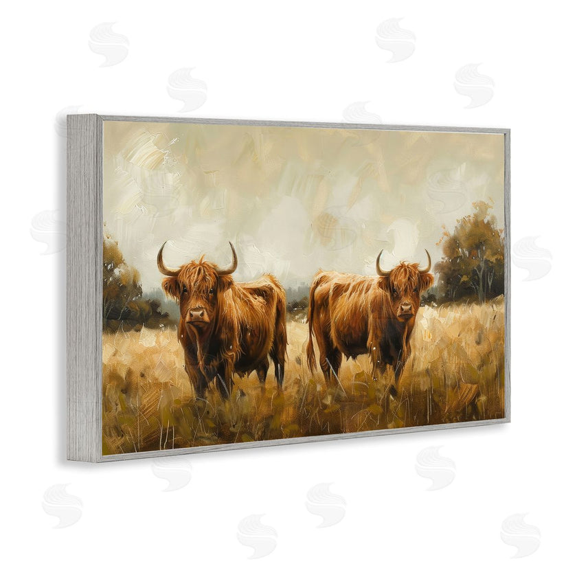 Petals Prints Design | Couple of Cows