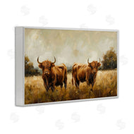 Petals Prints Design | Couple of Cows