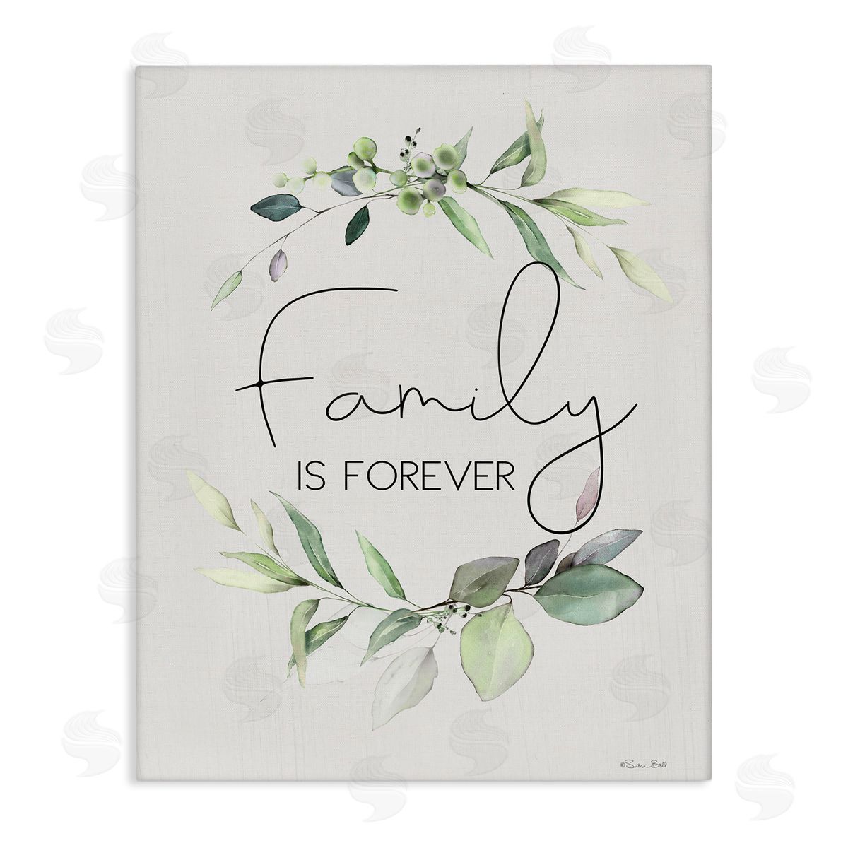 Family Is Forever Canvas Wall Art, Home Decor by Susan Ball