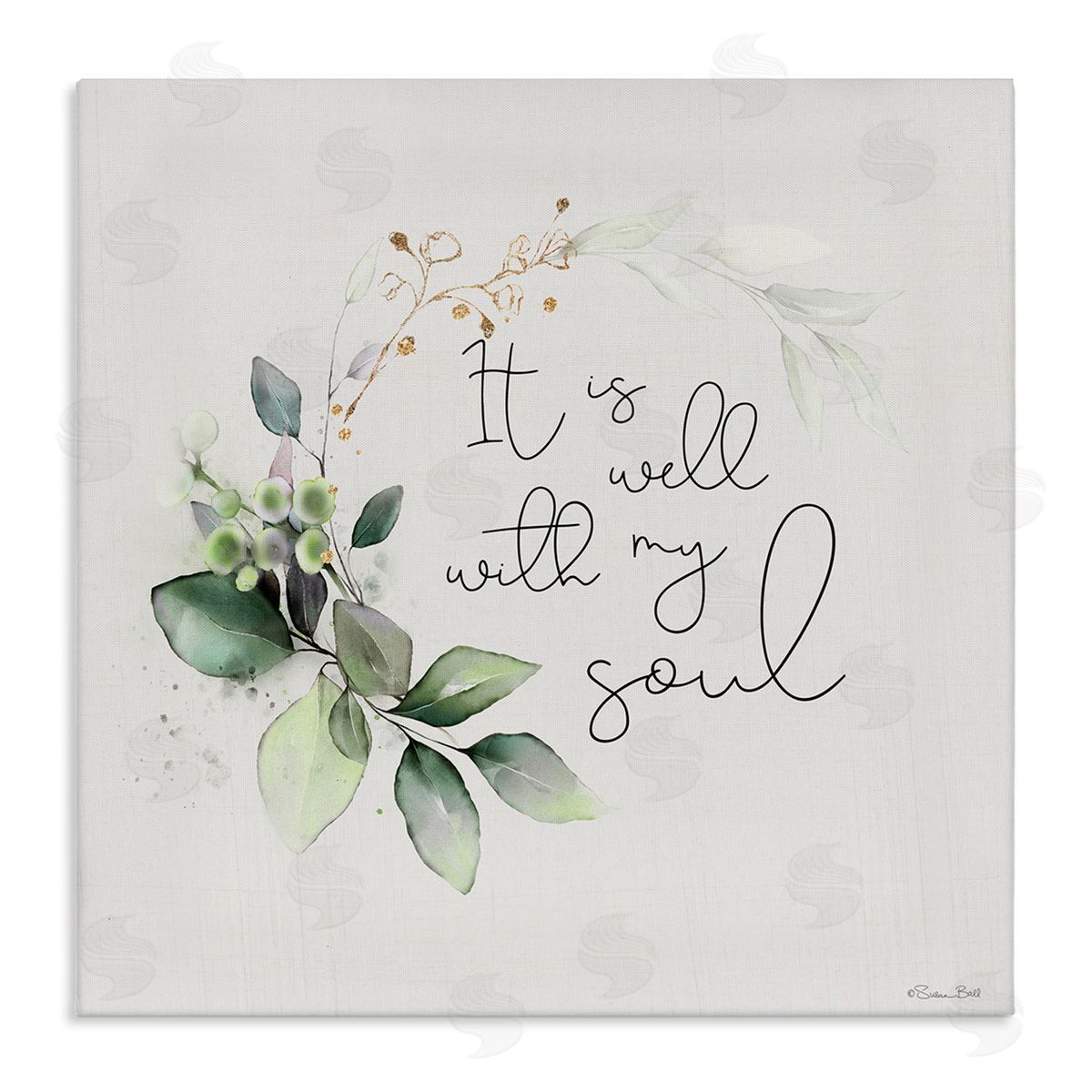 Well With My Soul Canvas Wall Art, Home Decor by Susan Ball