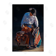 David Graham | Stoic Cowboy and Saddle
