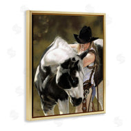 Victoria Schultz | Cowgirl and Spotted Horse