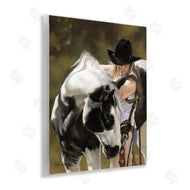 Victoria Schultz | Cowgirl and Spotted Horse