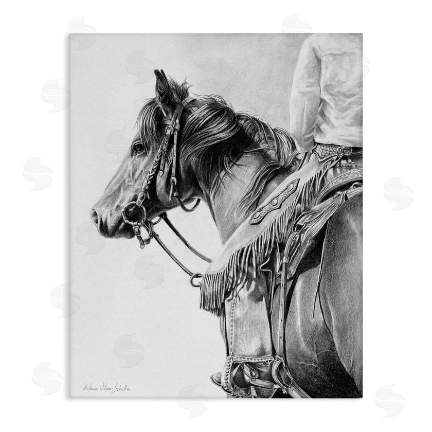 Victoria Schultz | Detailed Stallion and Cowboy