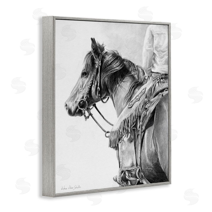 Victoria Schultz | Detailed Stallion and Cowboy