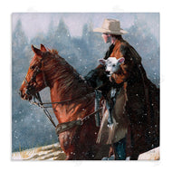 Victoria Schultz | Cowboy Snow Scene