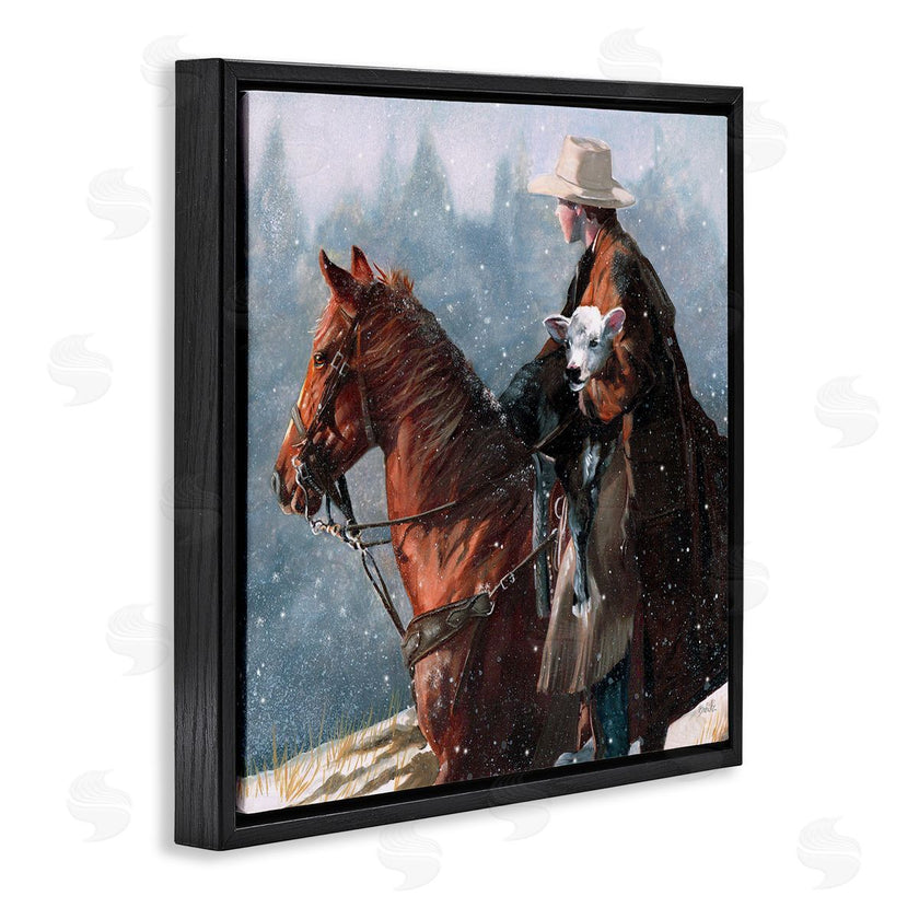 Victoria Schultz | Cowboy Snow Scene