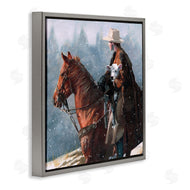 Victoria Schultz | Cowboy Snow Scene