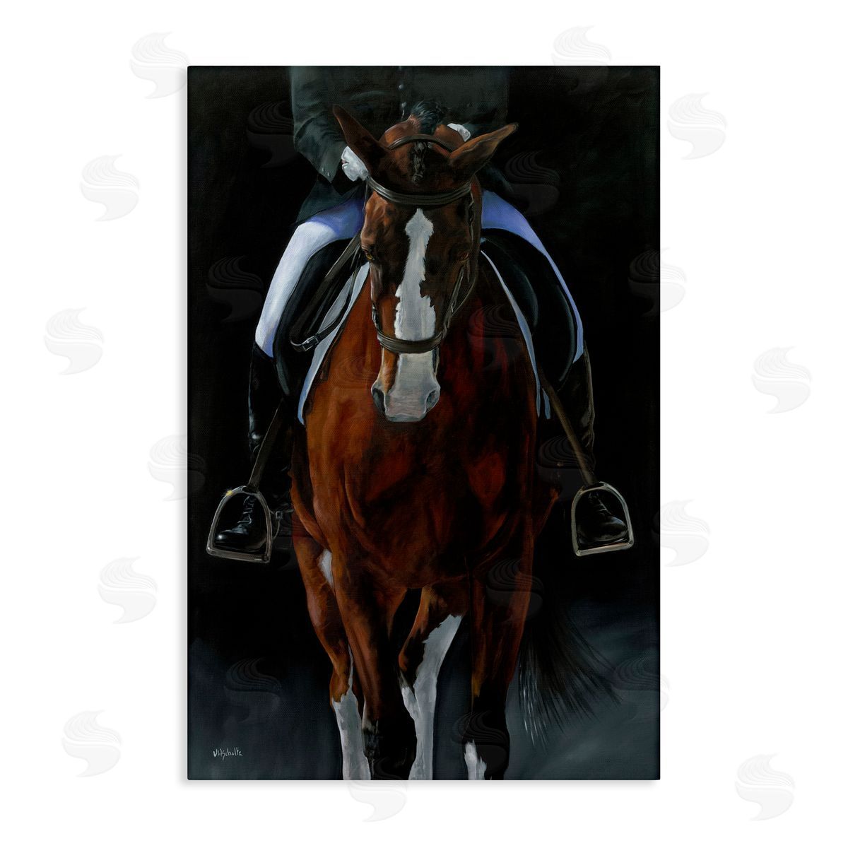Balance Trotting Horse Canvas Wall Art, Home Decor by Victoria Schultz