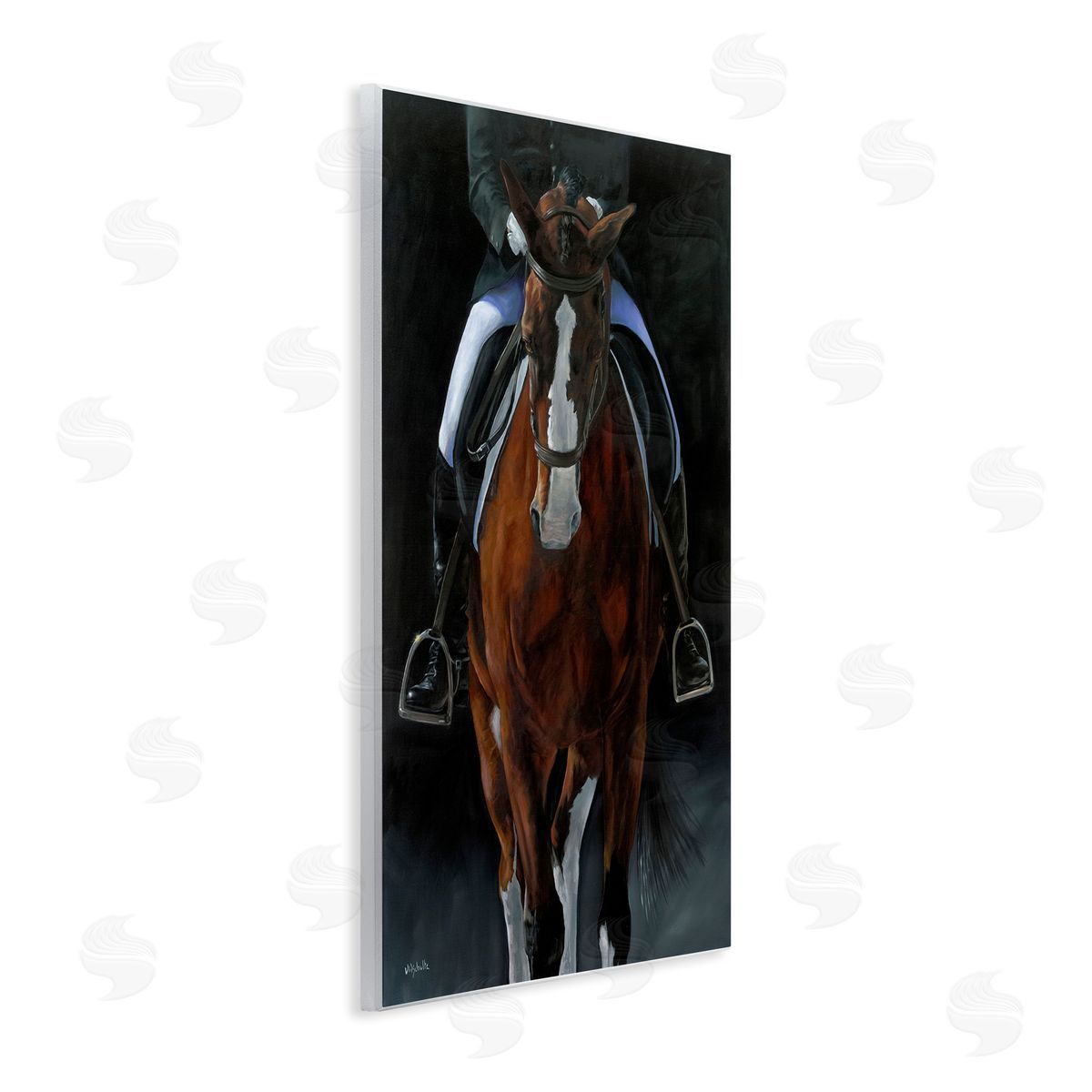 Balance Trotting Horse Wood Plaque Wall Art, Home Decor by Victoria Schultz