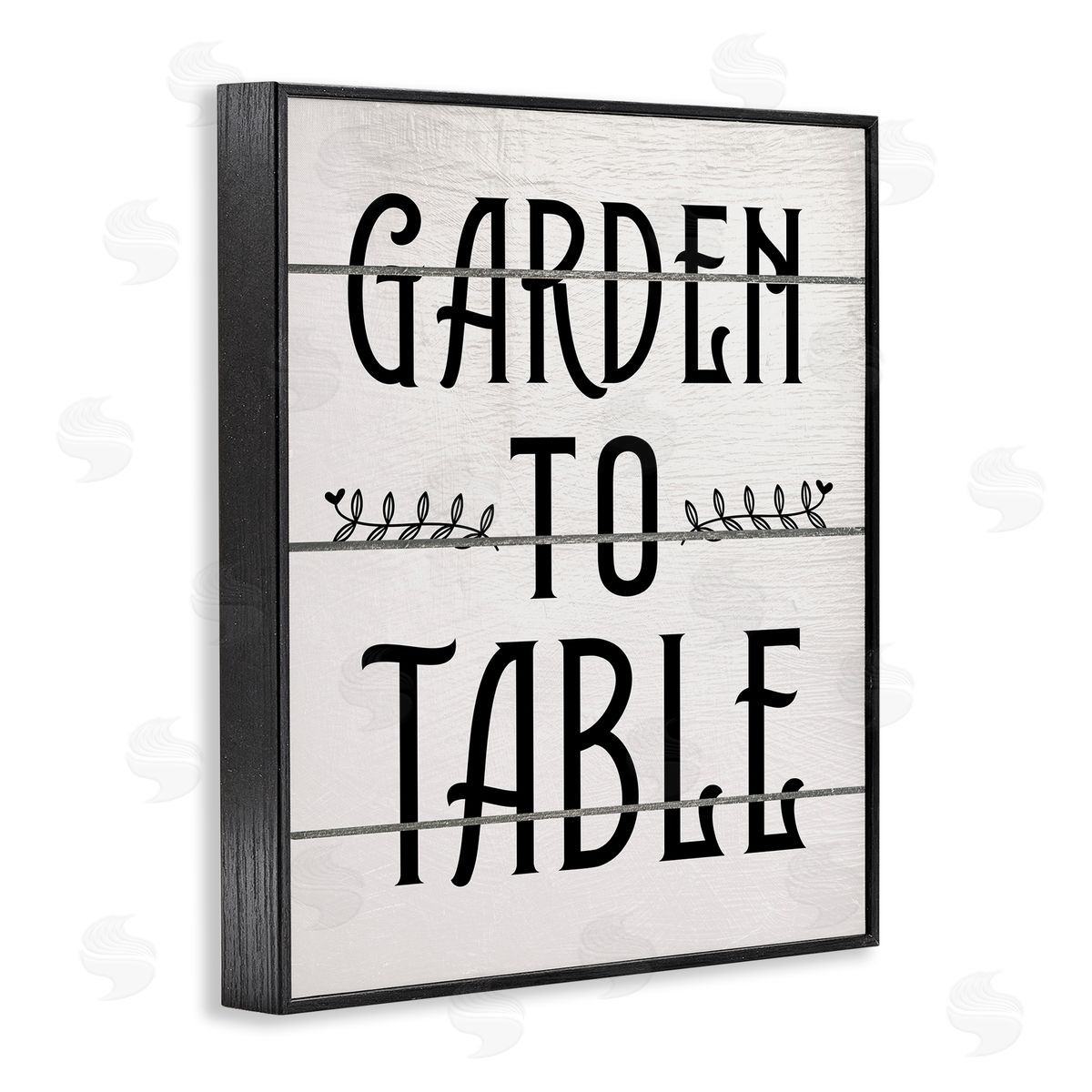 Garden To Table Black Frame Print Wall Art, Home Decor by Ziwei Li