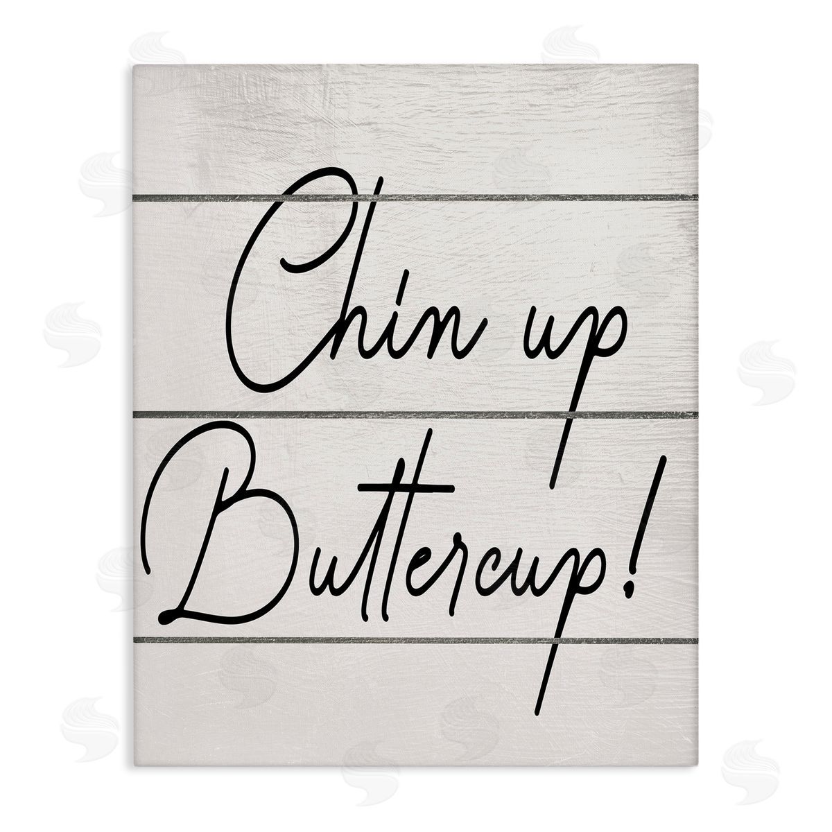 Chin Up Buttercup Canvas Wall Art, Home Decor by Ziwei Li
