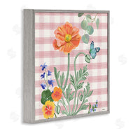 Levison Design | Gingham Garden Poppy