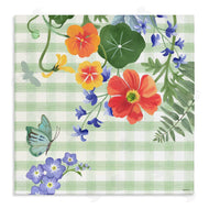 Levison Design | Green Gingham and Poppies