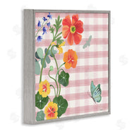 Levison Design | Garden Poppies on Gingham